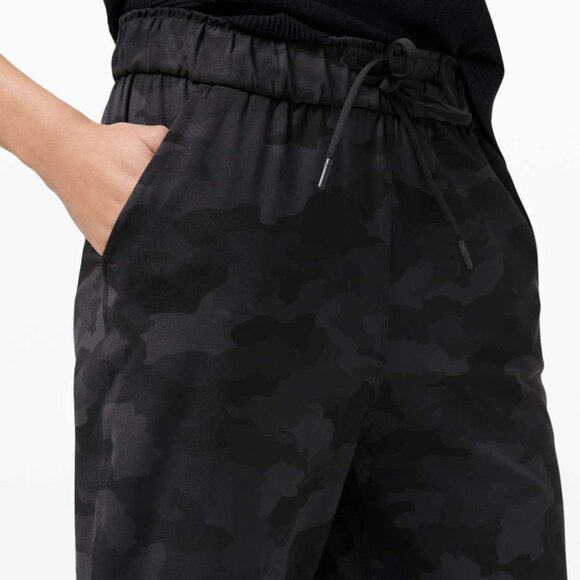 Lululemon Stretch High-Rise Jogger Full Length Camo Deep Coal Multi size 16 - Picture 8 of 10